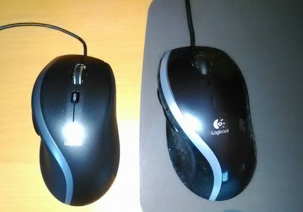 マウスM500とMX400